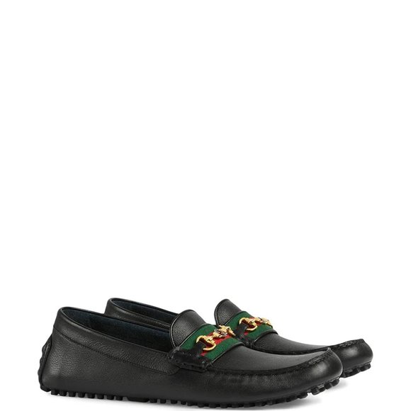 Gucci Web detail loafers